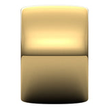 14K Yellow 14 mm Half Round Band Size 7