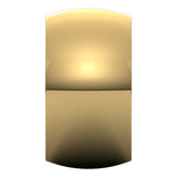 14K Yellow Gold 11 mm Half Round Band Size 7.5