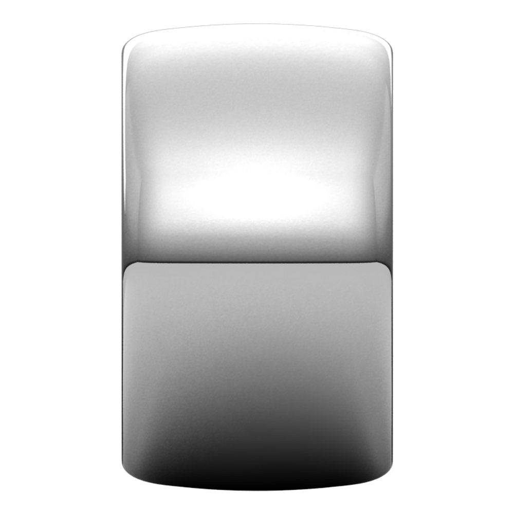 Continuum Sterling Silver 12 mm Half Round Band Size 9.5