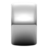 Sterling Silver 12 mm Half Round Band Size 8
