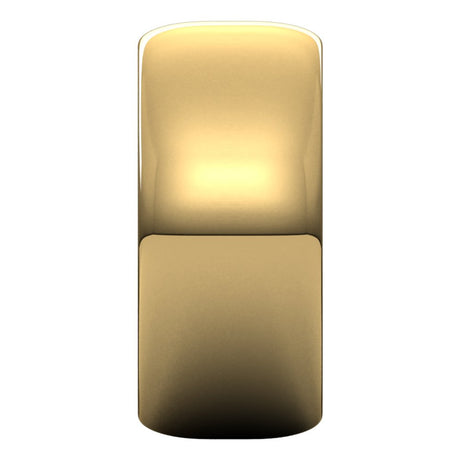 10K Yellow Gold 9 mm Half Round Band Size 6
