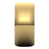 14K Yellow Gold 9 mm Half Round Band Size 4