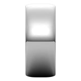 Continuum Sterling Silver 8 mm Lightweight Half Round Band Size 10.5