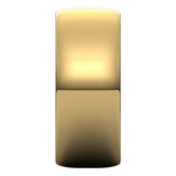 10K Yellow Gold 8 mm Lightweight Half Round Band Size 9