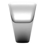 14K White 14 mm Tapered Half Round Band Size 7