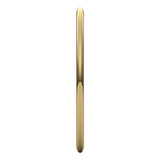 14K Yellow Gold 1 mm Ultra-Lightweight Half Round Band Size 4