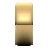 18K Yellow Gold 8 mm Ultra-Lightweight Half Round Band Size 10