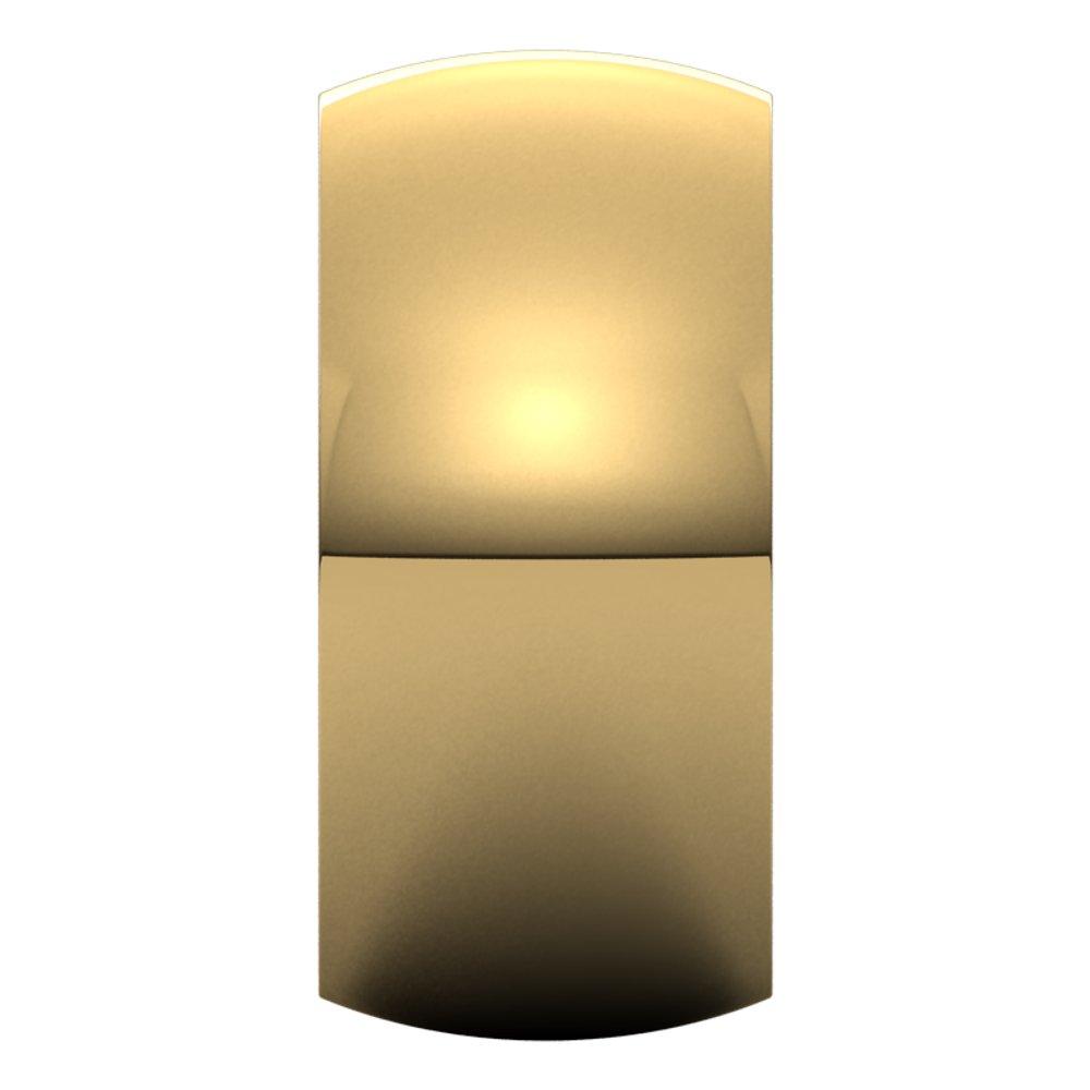 14K Yellow Gold 10 mm Comfort-Fit Half Round Band Size 9 