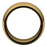 14K Yellow Gold 11 mm Comfort-Fit Half Round Band Size 5.5 