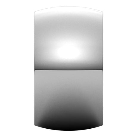 14K X1 White 12 mm Comfort-Fit Half Round Band Size 7.5