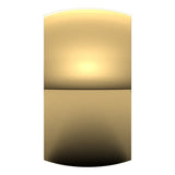 18K Yellow Gold 12 mm Comfort-Fit Half Round Band Size 8 