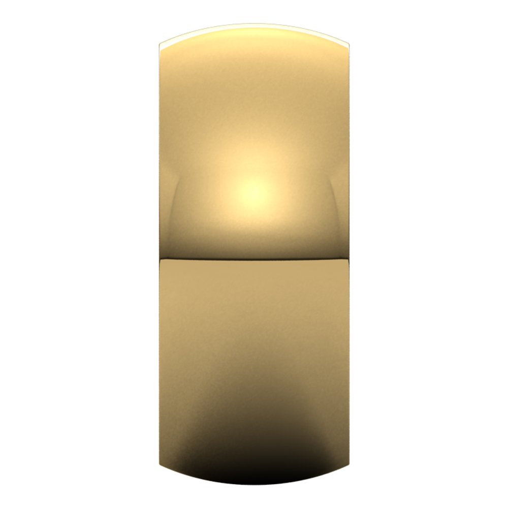 14K Yellow Gold 9 mm Comfort-Fit Half Round Band Size 10