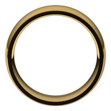 14K Yellow 8 mm Comfort Fit Edge Band