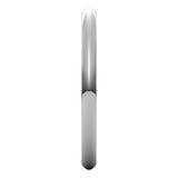 Platinum 2 mm Heavyweight Comfort-Fit Half Round Band Size 6