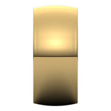 14K Yellow 10 mm Heavyweight Comfort-Fit Half Round Band Size 9