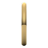 14K Yellow Gold 2.5 mm Heavyweight Comfort-Fit Half Round Band Size 4.5