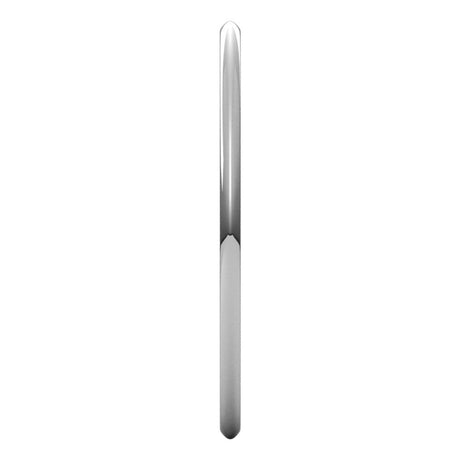 Platinum 1 mm Lightweight Comfort-Fit Half Round Band