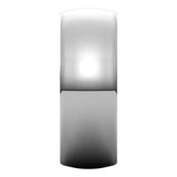 Continuum Sterling Silver 8 mm Heavyweight Comfort-Fit Half Round Band Size 7