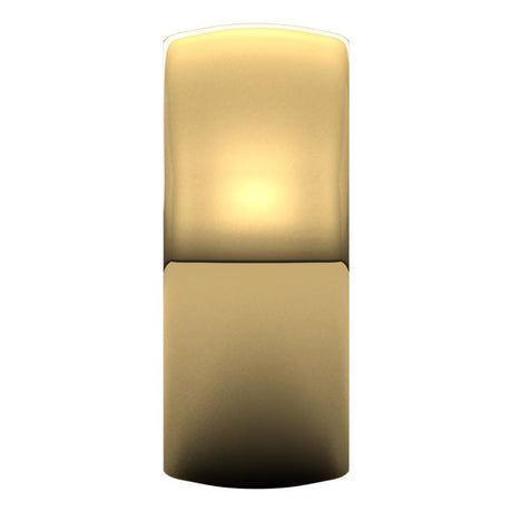 14K Yellow Gold 9 mm Heavyweight Comfort-Fit Half Round Band Size 12