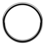 Continuum Sterling Silver 3 mm Half Round Comfort Fit Light Band