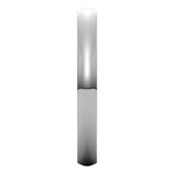 14K White 2.5 mm Lightweight Comfort-Fit Half Round Band