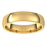 Platinum 4.5 mm Lightweight Comfort-Fit Half Round Band Size 9