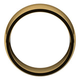 14K Yellow 10 mm Lightweight Comfort-Fit Half Round Band