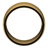14K Yellow 12 mm Lightweight Comfort-Fit Half Round Band