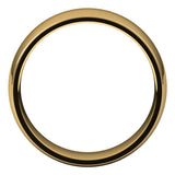 14K Yellow 6.5 mm Lightweight Comfort-Fit Half Round Band