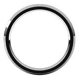 14K White Gold 2.5 mm Comfort-Fit Knife Band