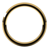 14K Yellow Gold 2.5 mm Comfort-Fit Knife Band