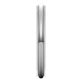 Continuum Sterling Silver 2.5 mm Milgrain Half Round Band Size 8.5 