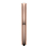 14K Rose 2.5 mm Milgrain Half Round Band Size 4