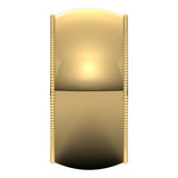 18K Yellow 10 mm Milgrain Half Round Band Size 14.5