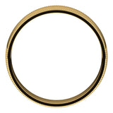 14K Yellow 5 mm Milgrain Light Comfort Fit Band