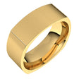 14K Yellow 8 mm Comfort-Fit Square Band Size 8.5