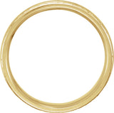 10K Yellow Gold 6 mm Design-Engraved Comfort-Fit Band Size 5.5