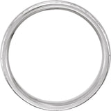 Sterling Silver 6 mm Design-Engraved Comfort-Fit Band Size 10