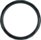 Black Titanium 7 mm Comfort-Fit Half Round Band