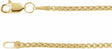 14K Yellow Gold 1.8 mm Rounded Box 24" Chain