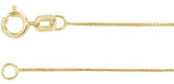 14K Yellow Gold .55 mm Box 20" Chain 