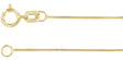 14K Yellow Gold .55 mm Box 7" Chain