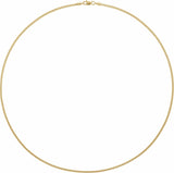 14K Yellow Gold-Filled .75 mm Box 24" Chain