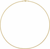 14K Yellow Gold-Filled .75 mm Box 18" Chain
