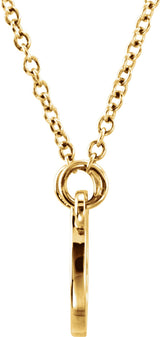 14K Yellow Tiny Posh® Horseshoe 16-18" Necklace