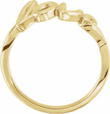 14K Yellow Gold Love Ring