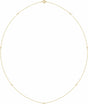 14K Yellow Gold 1/4 CTW Lab-Grown Diamond 7-Station 24" Necklace