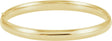 14K Yellow Gold 6.5 mm Hinged Bangle 7" Bracelet