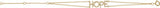 14K Yellow 1/4 CTW Natural Diamond Hope 5-7" Bracelet