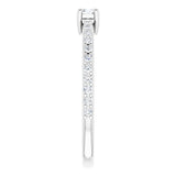 14K White 1/3 CTW Natural Diamond Ring